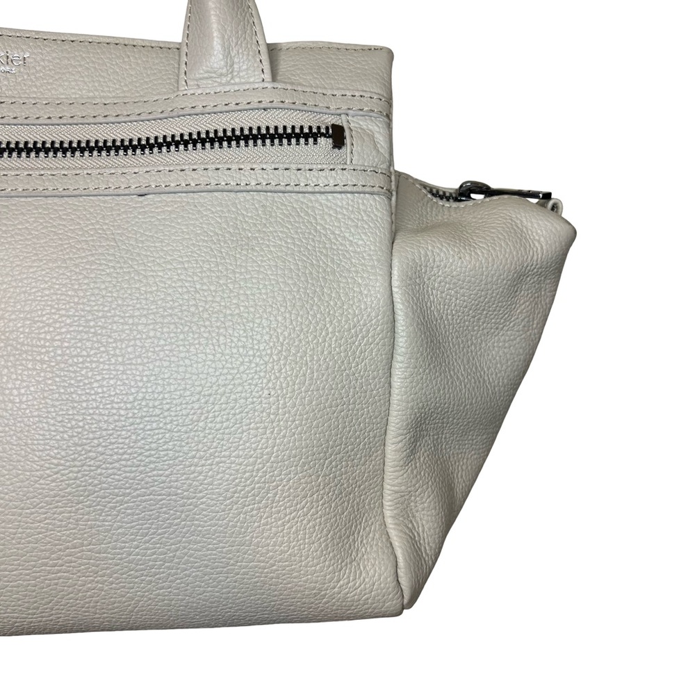 Botkier Elegant Cream Leather Tote Bag - Picture 5 of 14